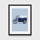 Постер Lobodiuchenko Illustration BMW R100 PD Постер Lobodiuchenko Illustration BMW R100 PD