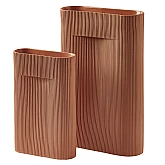 Ваза Muuto Ridge Vase Terracotta 35 cm Ваза Muuto Ridge Vase Terracotta 35 cm