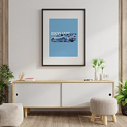 Постер Lobodiuchenko Illustration Nissan Skyline GTR R34