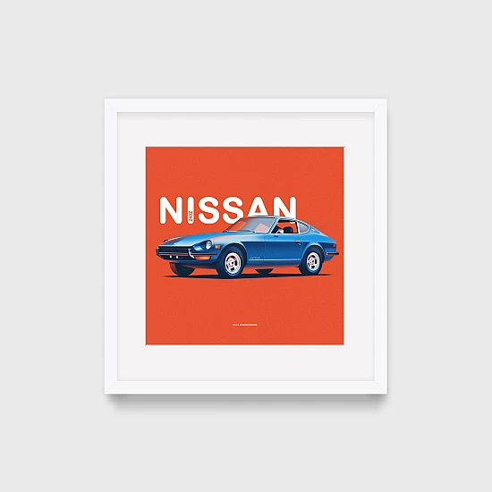 Постер Lobodiuchenko Illustration Nissan 240z Постер Lobodiuchenko Illustration Nissan 240z
