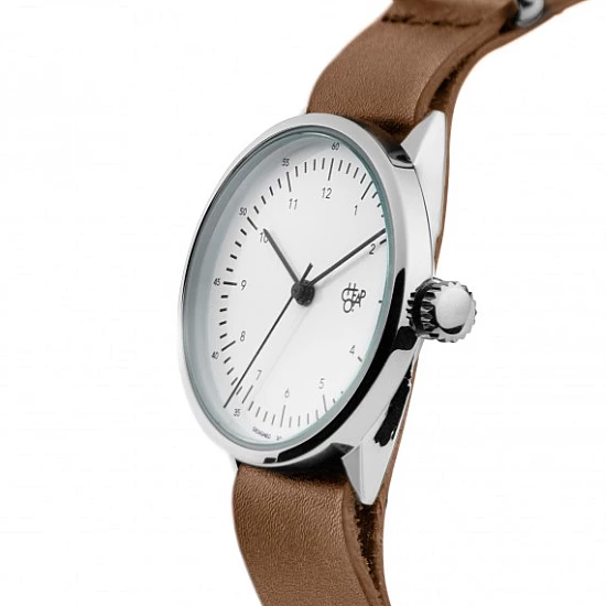 WATCH CHPO Harold Mini Silver Brown WATCH CHPO Harold Mini Silver Brown