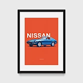 Постер Lobodiuchenko Illustration Nissan 240z Постер Lobodiuchenko Illustration Nissan 240z