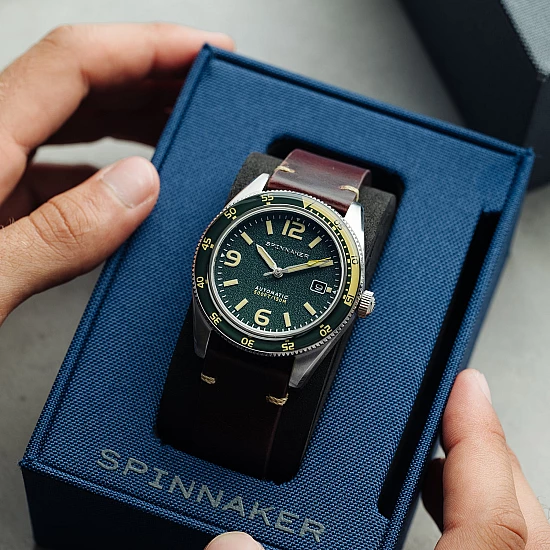 Watch SPINNAKER Fleuss Lagoon Green Watch SPINNAKER Fleuss Lagoon Green