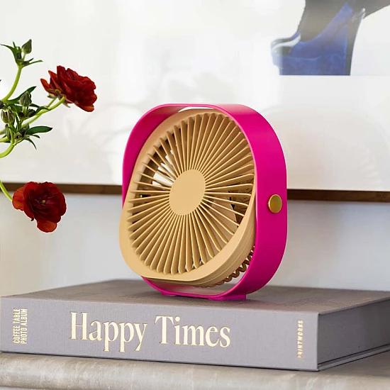 Вентилятор PRINTWORKS Table fan - Fantastic Cerise Вентилятор PRINTWORKS Table fan - Fantastic Cerise