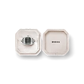 Годинник каблучка BREDA Nocturne Time Ring Silver/Smoke 1755B Годинник каблучка BREDA Nocturne Time Ring Silver/Smoke 1755B