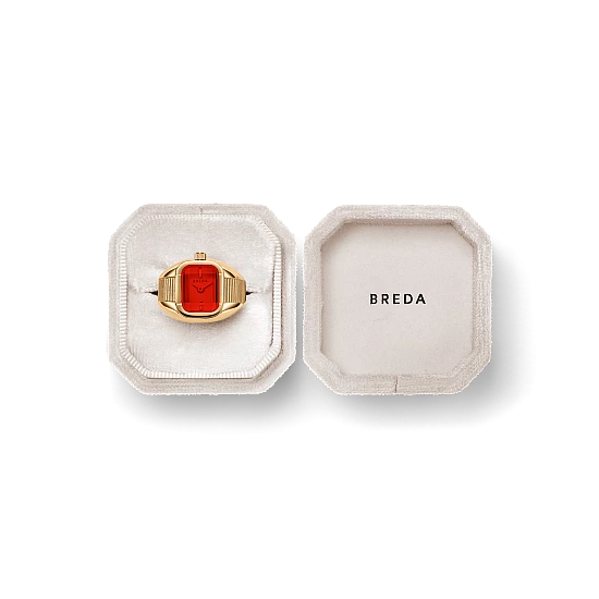Годинник каблучка BREDA Nocturne Time Ring Deep Gold/Flame 1755C Годинник каблучка BREDA Nocturne Time Ring Deep Gold/Flame 1755C