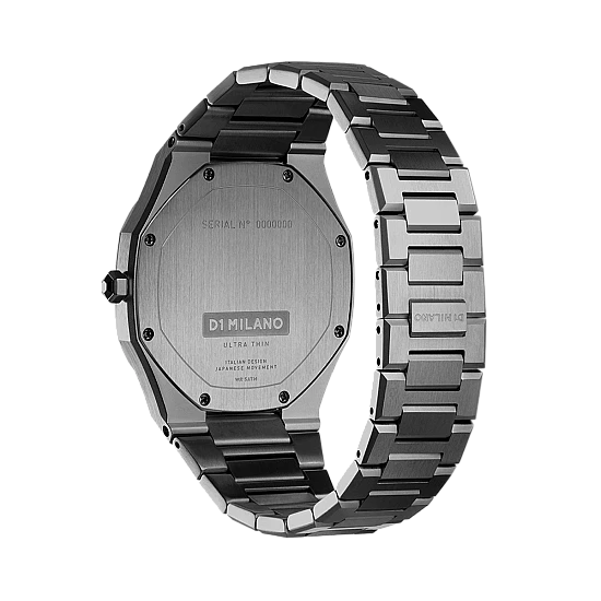 Годинник D1 MILANO GUN METAL ULTRA THIN Годинник D1 MILANO GUN METAL ULTRA THIN