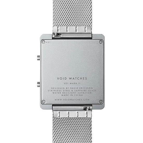 Годинник VOID WATCHES V01MKII-SI/MR Годинник VOID WATCHES V01MKII-SI/MR
